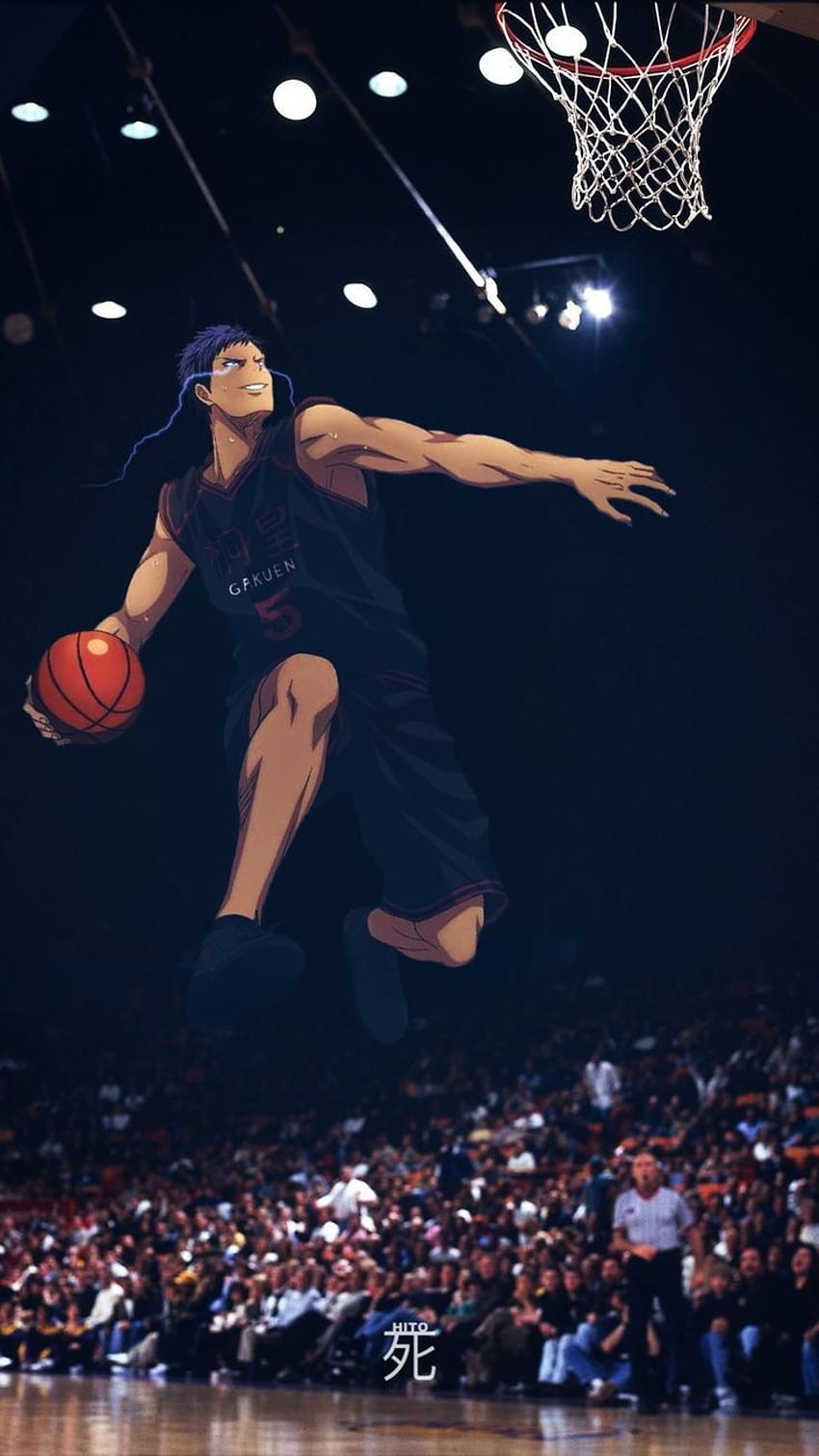 Daiki Aomine Dunk, bola basket, Daiki Aomine, Koroko no basket wallpaper ponsel HD