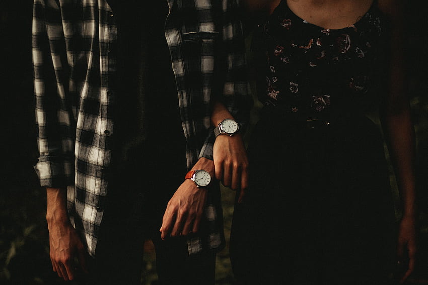 Couple, Pair, Hands, Wrist Watch, Wristwatch HD wallpaper