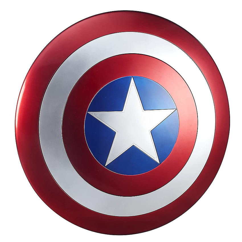 Compre Marvel Legends Capitán América Shield en línea a precios bajos en India, Vengadores Capitán América Logo fondo de pantalla del teléfono