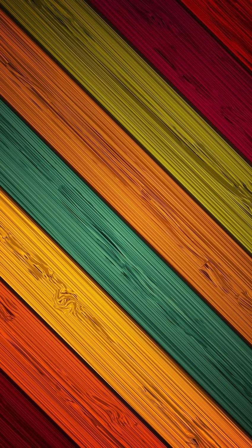 Wielokolorowe drewno. Obnażony, Kolorowy, Drewniany Tapeta na telefon HD