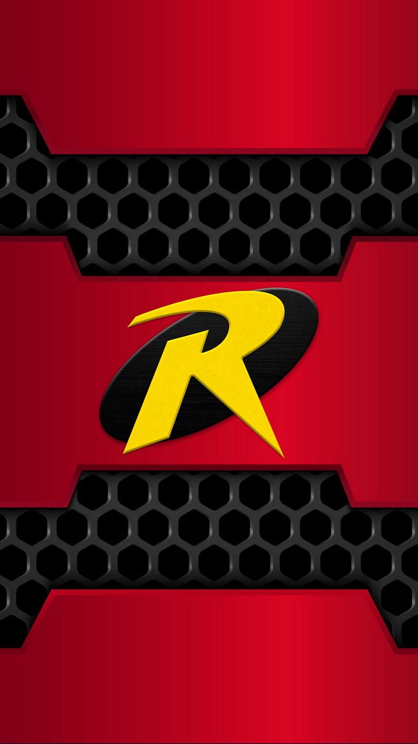 Robin symbol, black HD phone wallpaper