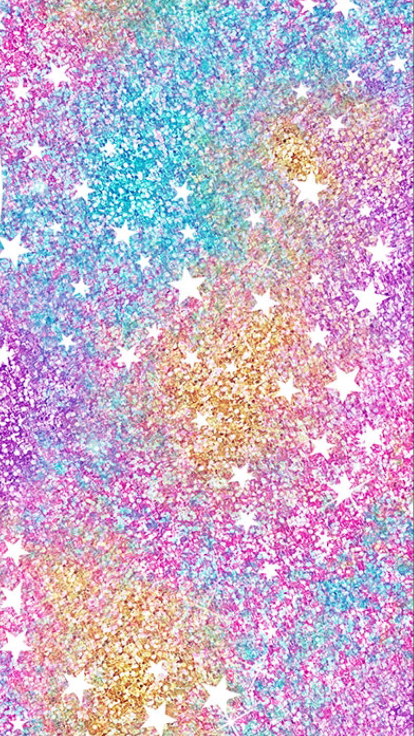 Fun Rainbow Galaxy Glitter Wallpaper I Created For The App  Heart wallpaper  Valentines wallpaper Pretty wallpapers
