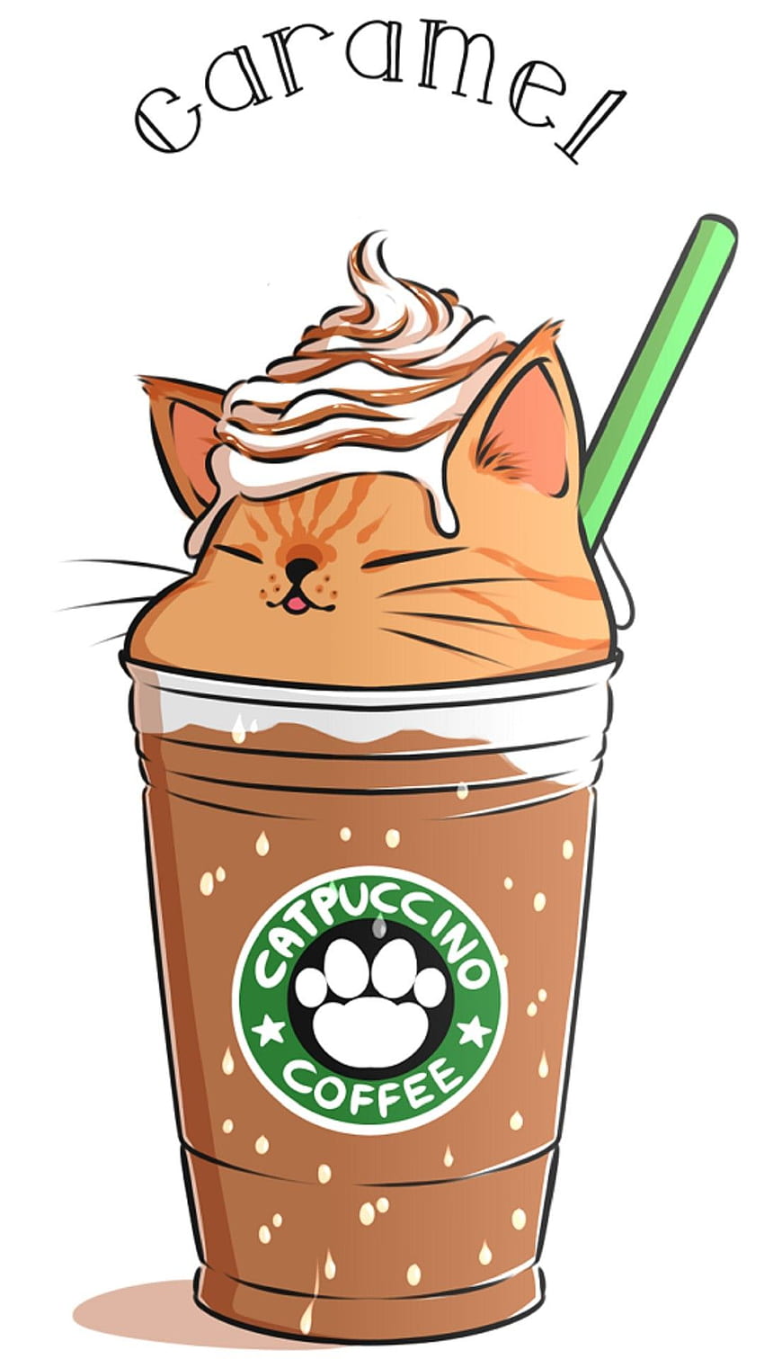 Caramel catpuccino - Tap to see more HD phone wallpaper