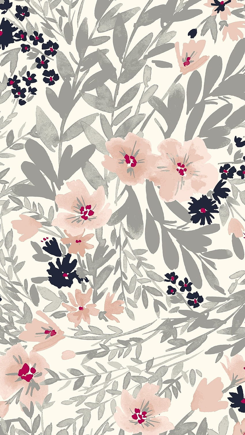 Bohemian iPhone, Floral Print HD phone wallpaper