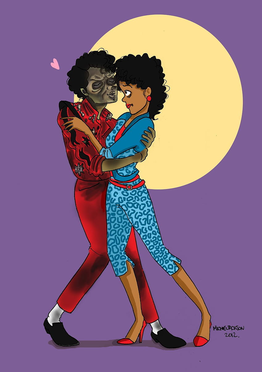 ミチージャクソン。 マイケル・ジャクソンの漫画, マイケル・ジャクソンのスリラー, マイケル・ジャクソンの絵 HD電話の壁紙