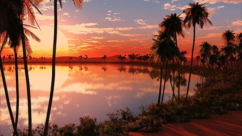 Airstream - Let The Sun Go Down (The Golden Port Mix). Sunset , Beach sunset , Beautiful nature, Cool Sunset HD wallpaper