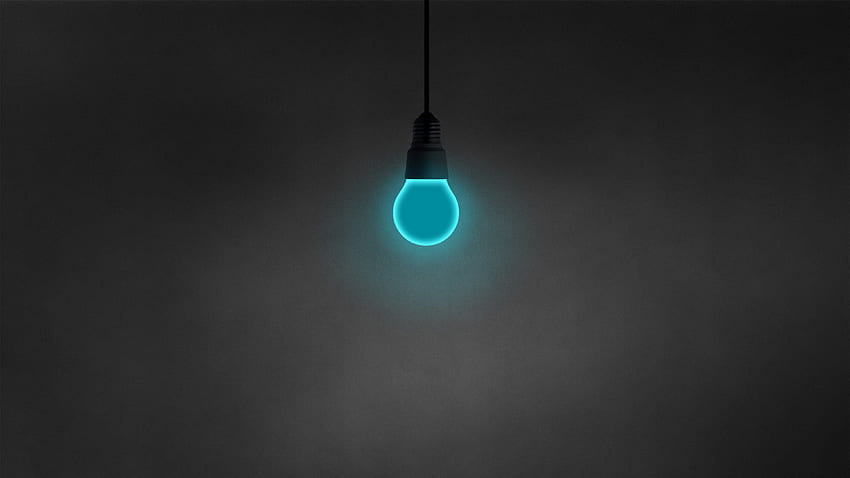 black LED bulb HD wallpaper