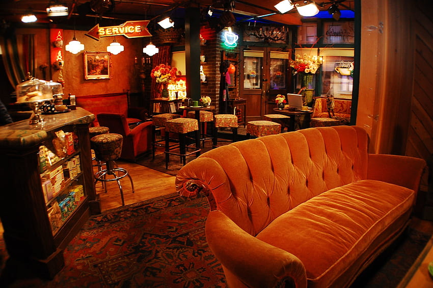 Friends Couch, Central Perk HD wallpaper