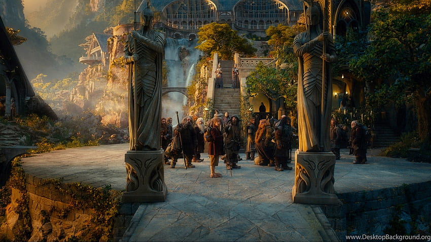 Di Rivendell The Hobbit: Perjalanan yang Tak Terduga Wallpaper HD