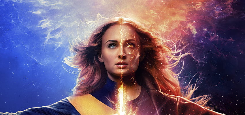 Dark Phoenix, Jean Grey, X-Men, Sophie Turner Fond d'écran HD