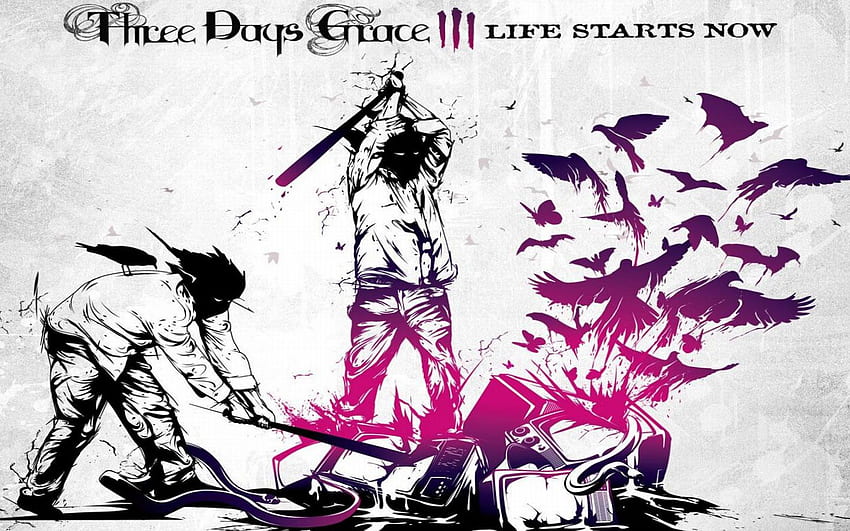3DG: Life Starts Now, 3dg, 3 days grace, life starts now, three days grace HD wallpaper