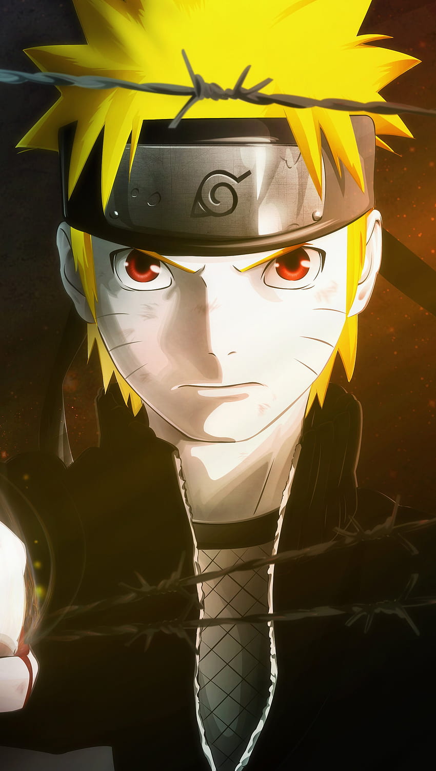 Naruto Uzumaki Anime Ultra, Naruto w pionie Tapeta na telefon HD