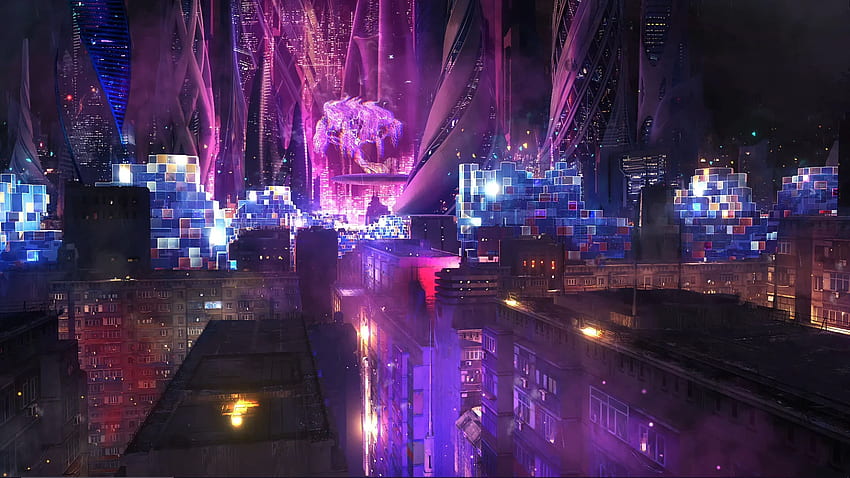 Cyberpunk City [1920x1080] : r/wallpaper