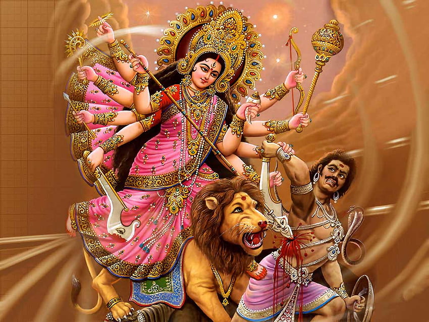 Durga Maa. Durga, Madre Durga y Durga Puja, Durga Mata fondo de pantalla
