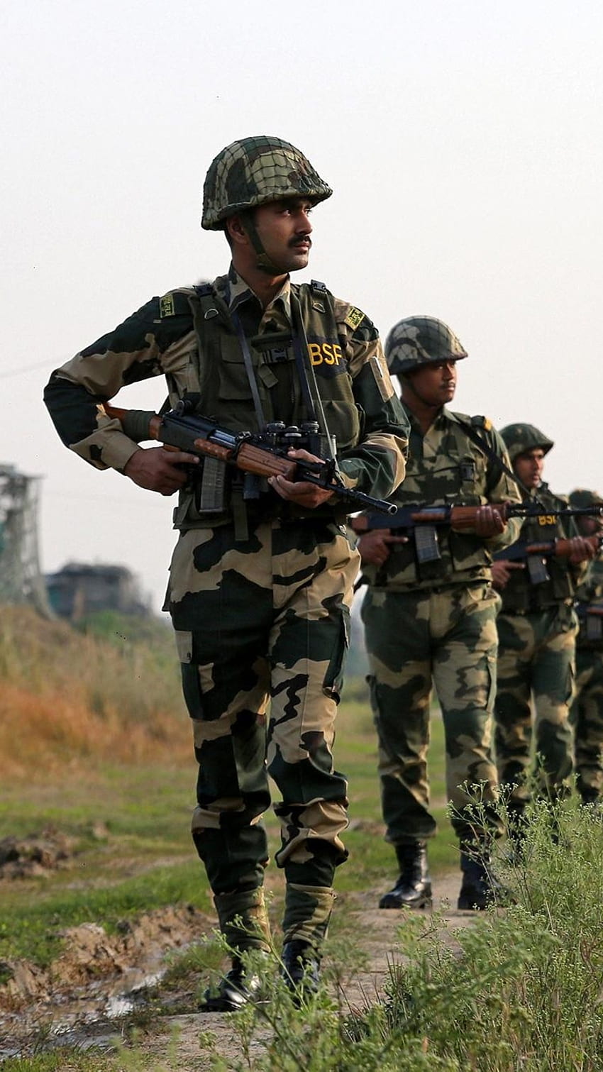 Armée, BSF, Soldats Fond d'écran de téléphone HD