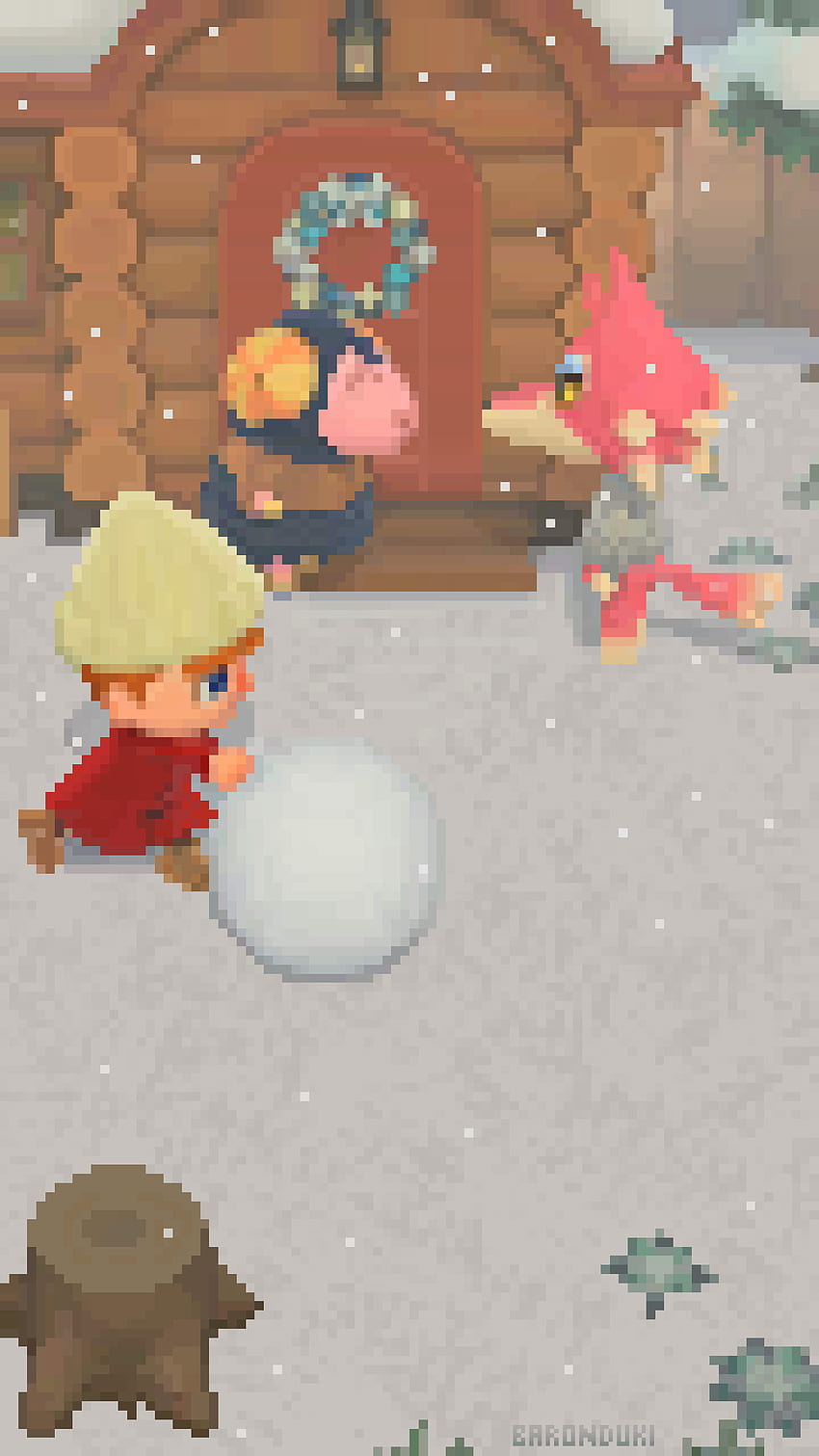 Animal Crossing: New Horizons (Snowy) Téléphone : Animal Crossing, Animal crossing Winter Fond d'écran de téléphone HD