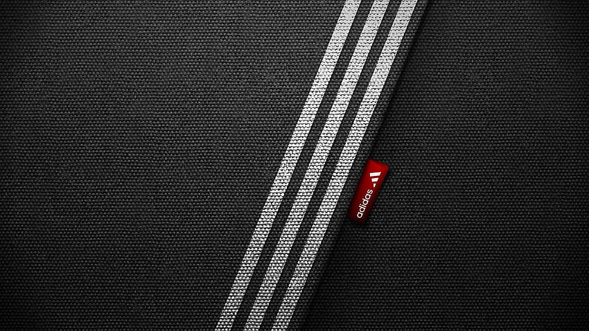 Listras escuras com logotipo da marca Adidas papel de parede HD