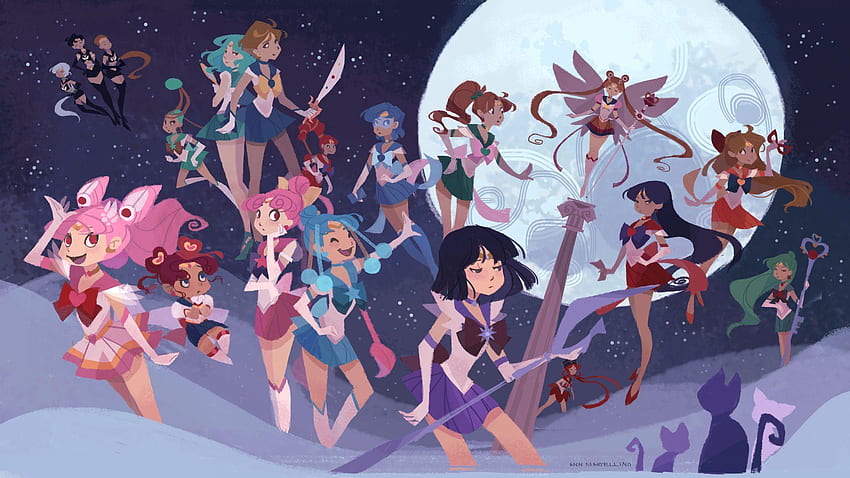 Aesthetic Sailor Moon, Pastel Sailor Moon HD wallpaper | Pxfuel