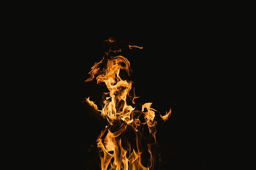 Fire, Dark, Flame, Blazing, Flaming, To Burn, Burn HD wallpaper