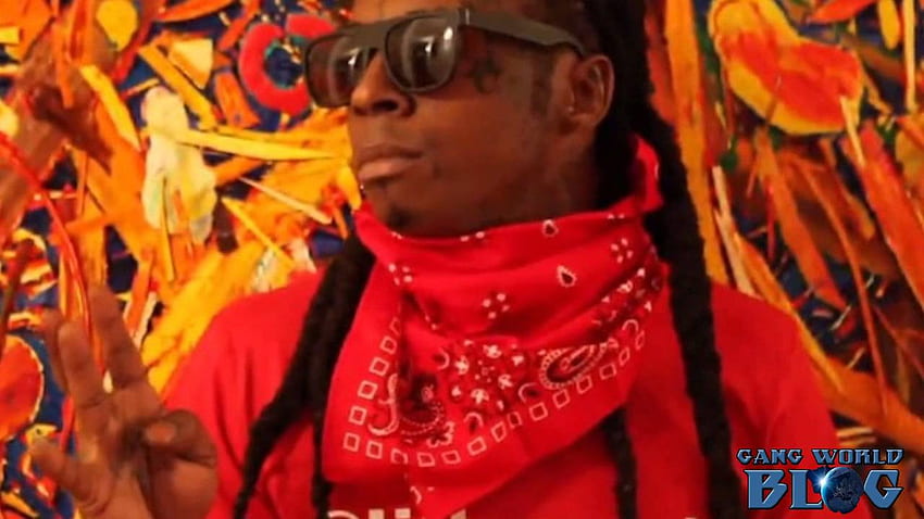 Lil Wayne Has Seizure Mid Flight Forcing Plane To Land MOB Piru, Lil Wayne Blood HD wallpaper