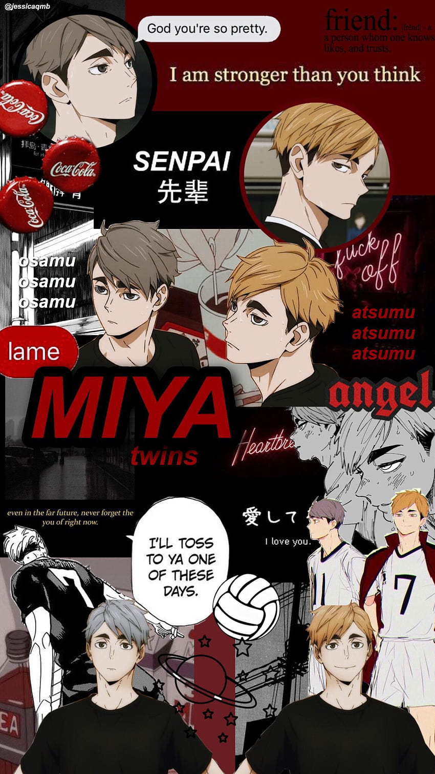 Miya Twins Aesthetic Haikyuu Haikyuu Haikyuu Anime Phone Osamu