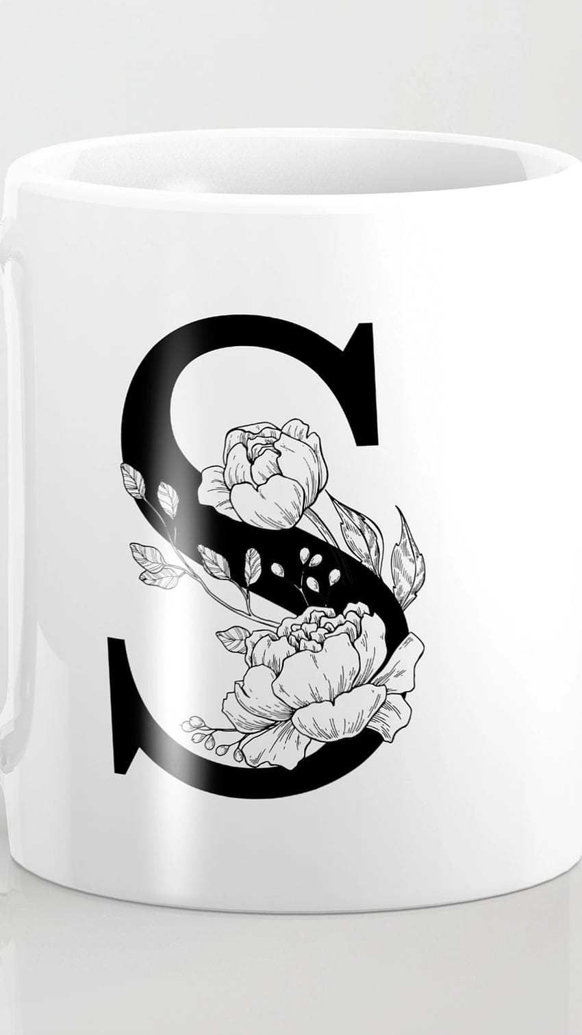 S Name Ka, Black Design, Ceramic Mug HD phone wallpaper