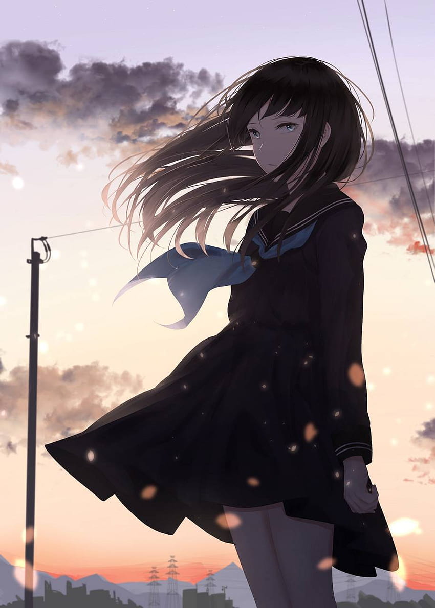 Sad Anime Girl, Cute Sad Anime HD phone wallpaper | Pxfuel