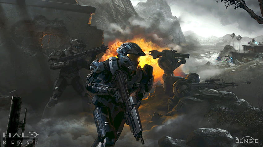 Arte conceitual de Halo Reach (). Halo alcance, Halo espartano, Halo papel de parede HD