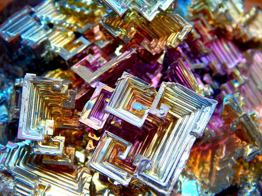 Crystals And Minerals: BISMUTH HD wallpaper