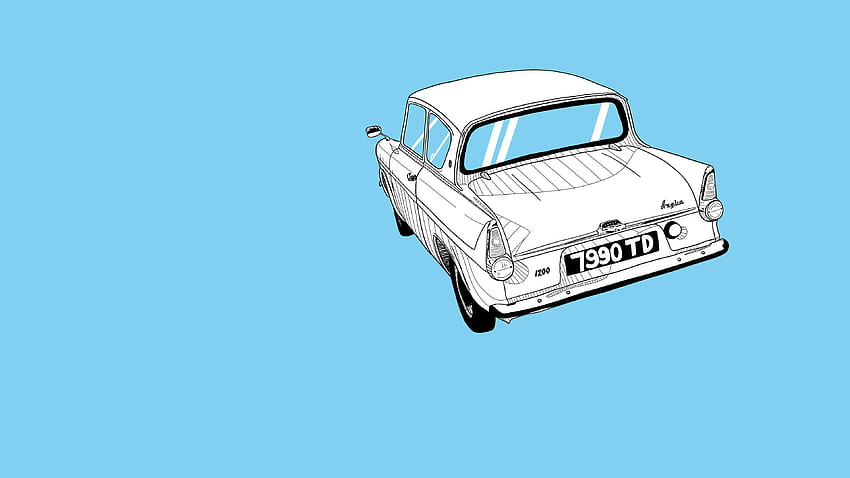 Flying Ford Anglia : harrypotter, Harry Potter Flying Car HD wallpaper