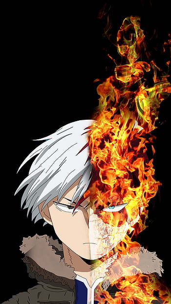 Todoroki Mandrake@gusthavoll 😅#FreedomChallenge #bnha #fire #pintura