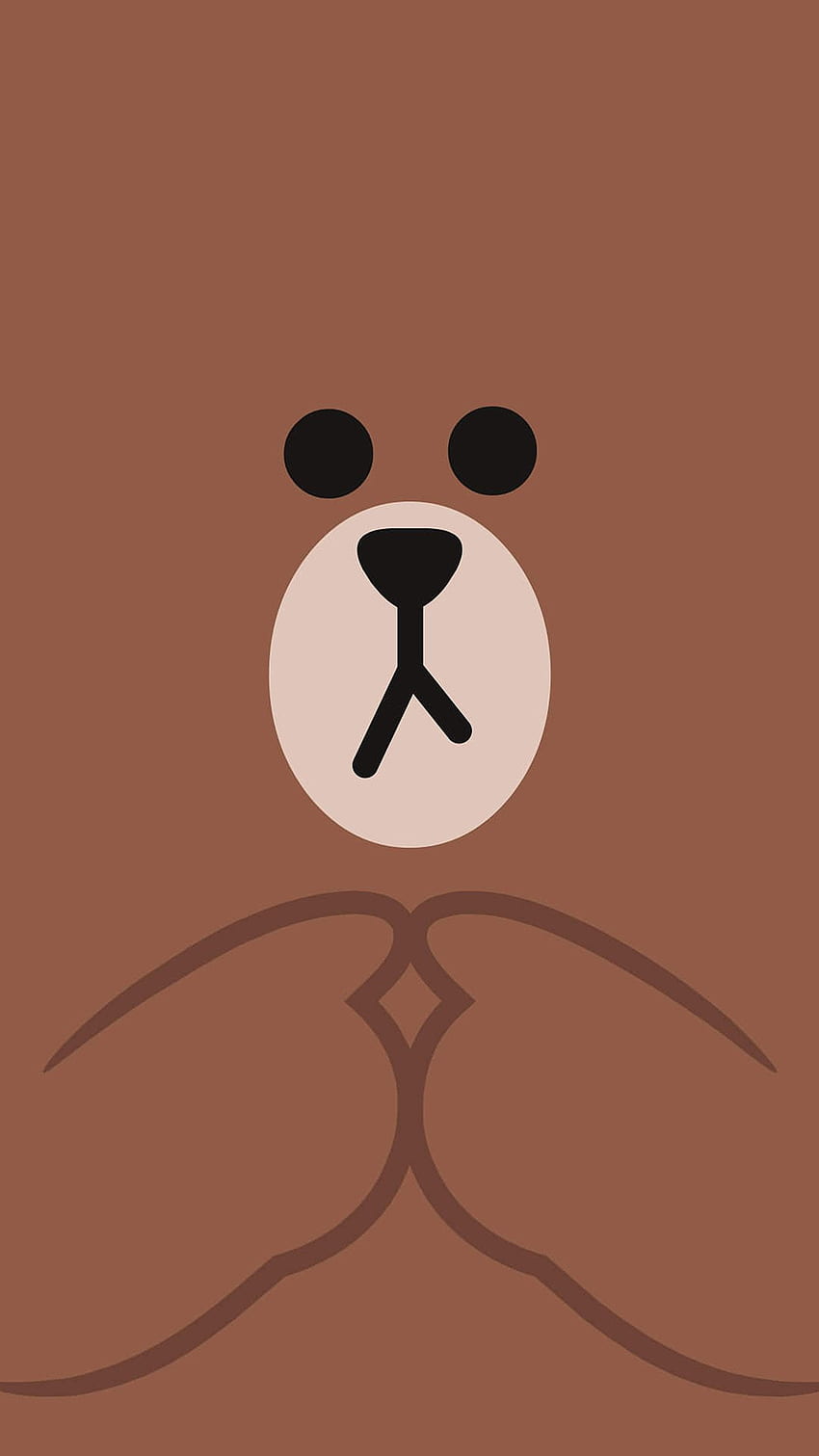 Cute Bear Discover more aesthetic background brown chibi iphone  in  2022 Cute cartoon HD phone wallpaper  Peakpx