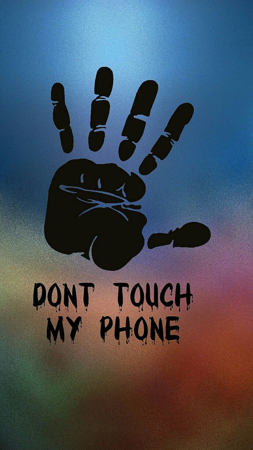 Не пипай стената на телефона ми. Не докосвайте телефона ми, 3D Не докосвайте моя HD тапет за телефон