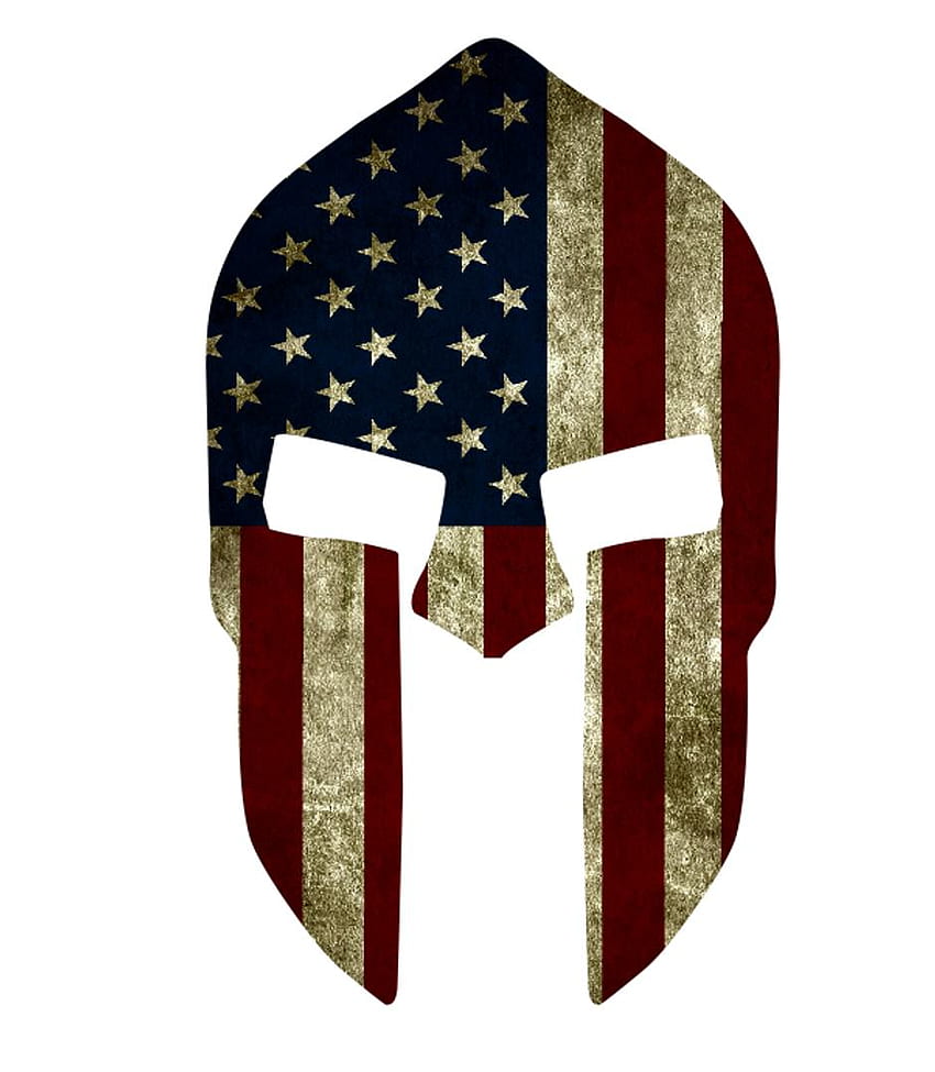 Us Flag Helmet Tattoo - Spartan Helmet American Flag Meaning HD phone wallpaper