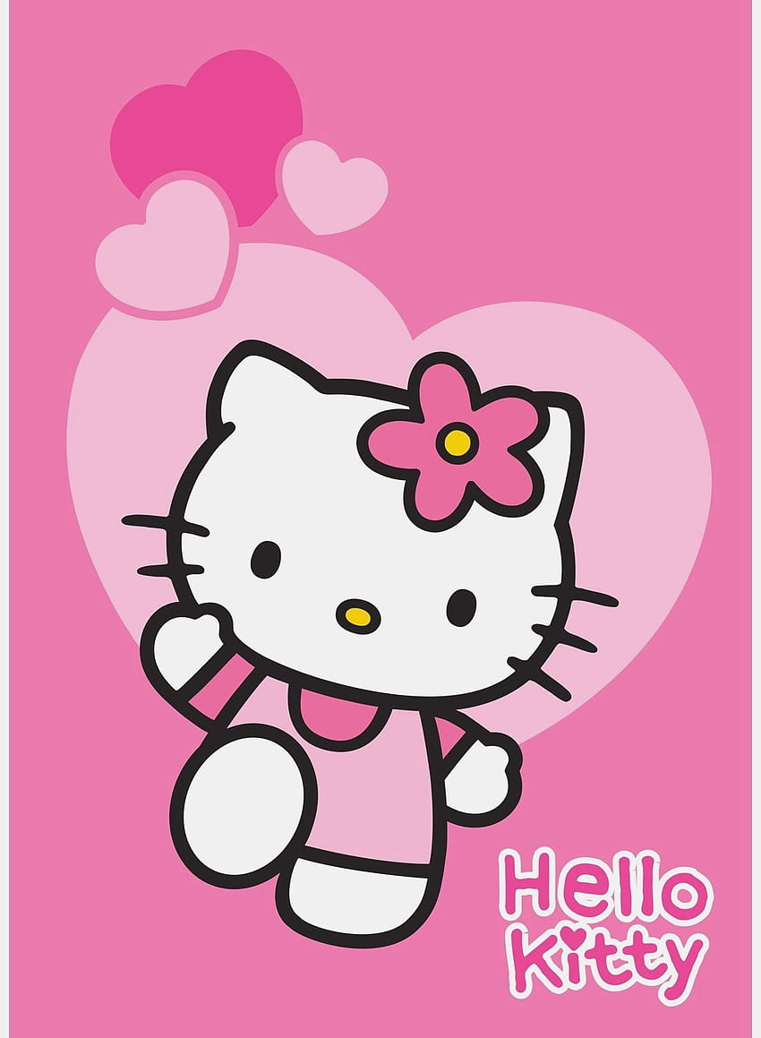 Hello Kitty Tapis Love Rose - Hello Kitty Pink Love HD phone wallpaper