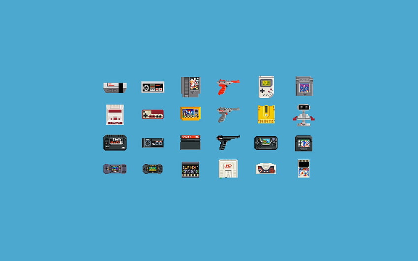 Videogames, Consoles, Pixel Art, 8 bits, Nintendo Entertainment System, GameBoy / e Mobile Backgrounds papel de parede HD