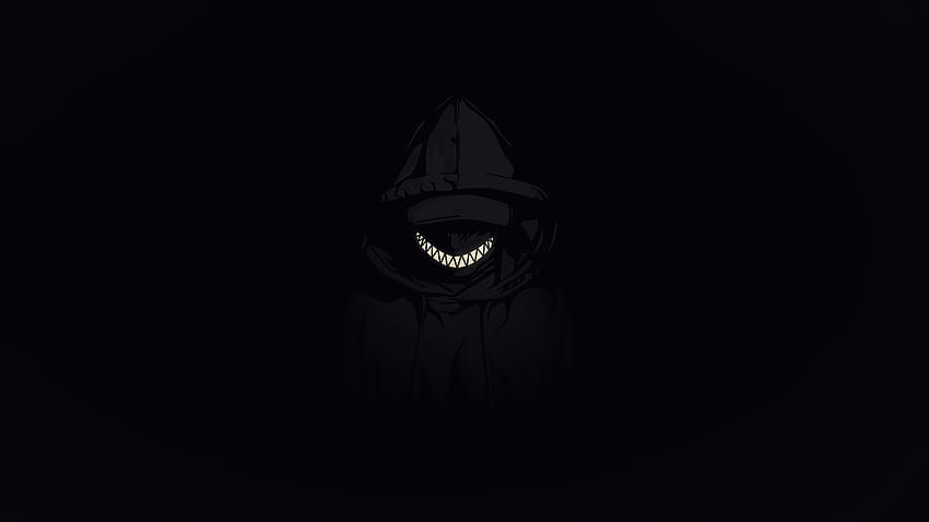 Hooded Jacket Boy Smiling Minimal Dark Resolution , , Background, and, Black and White Smile HD wallpaper