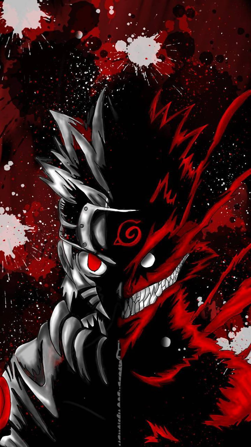 Naruto Red, Cool Kurama Naruto HD phone wallpaper