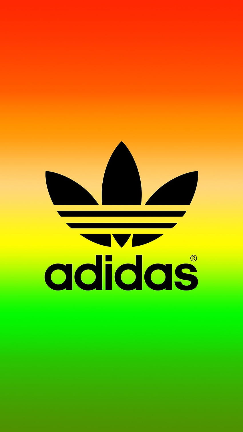 Adidas Logo Rasta Renkli iPhone Data Src - iPhone Logosu Adidas -, Adidas Symbol HD telefon duvar kağıdı