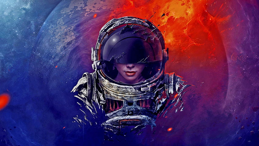 Astronaut Women, Female Astronaut HD wallpaper