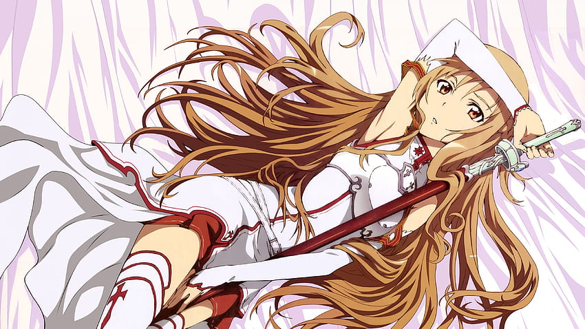 Asuna Yuuki Sword Art Online Anime HD-Hintergrundbild