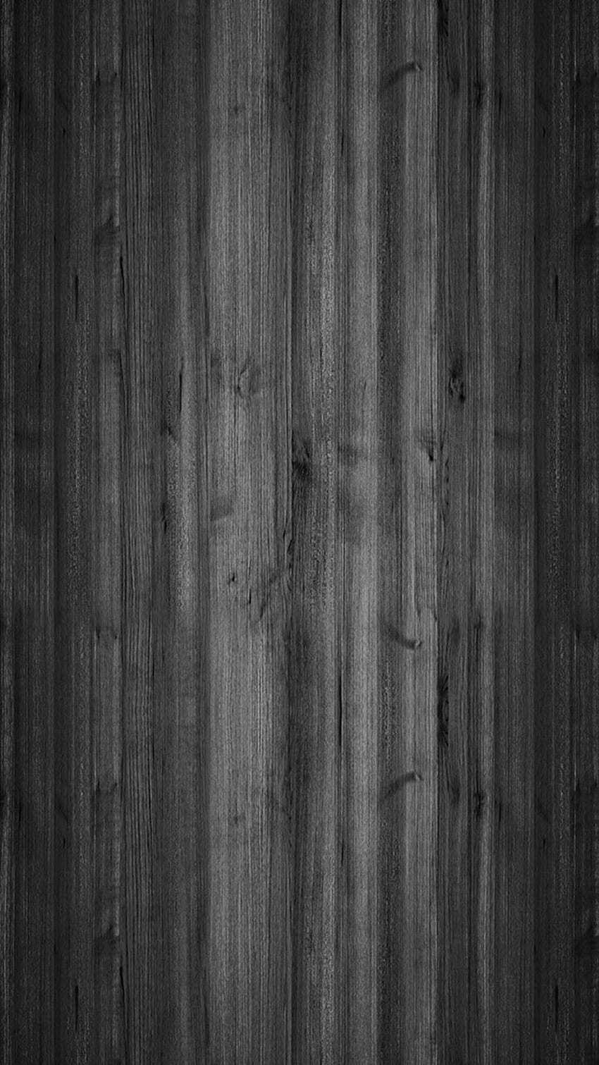 Holz Schwarz. Holzmaserung, schwarzer Holzhintergrund, graues Holz, graue Holzstruktur HD-Handy-Hintergrundbild
