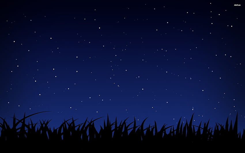 Klarer Nachthimmel - Digitale Kunst HD-Hintergrundbild
