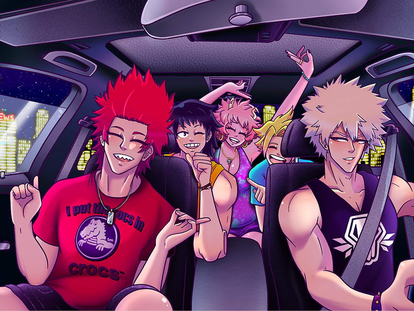 BAKUSQUAD CAR RIDE. My Hero Academia Amino HD wallpaper | Pxfuel