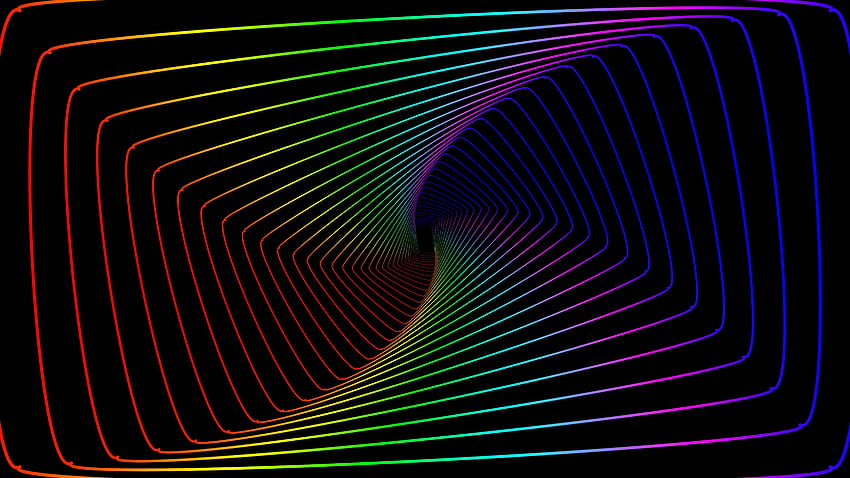 Colorful lines, swirl, abstract, minimal HD wallpaper