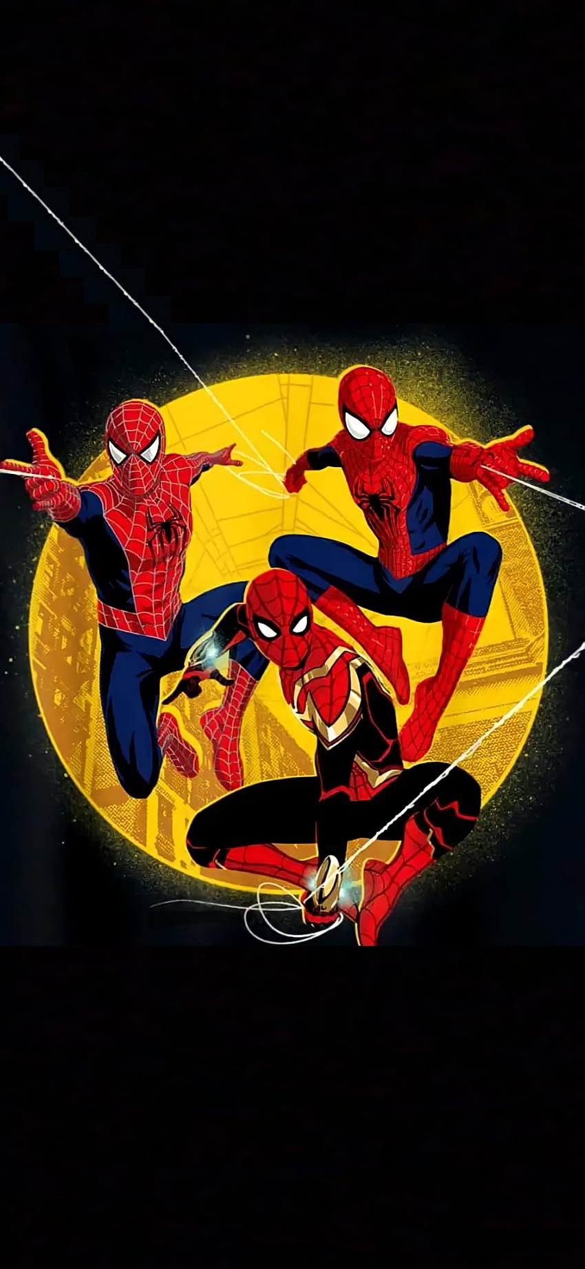 Spider-Man No Way Home, Tobey Maguire, No Way Home, Peter Parker, Andrew Garfield, Spiderverse, Marvel, Tom Holland, Spidermen, The Amazing Spider-Man, Avengers, Spiderman, Comic HD-Handy-Hintergrundbild