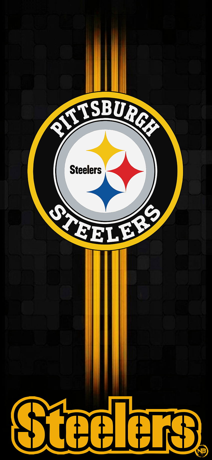 Pittsburgh Steelers With Maroon Background And Yellow Lines 4K HD Steelers  Wallpapers  HD Wallpapers  ID 48710