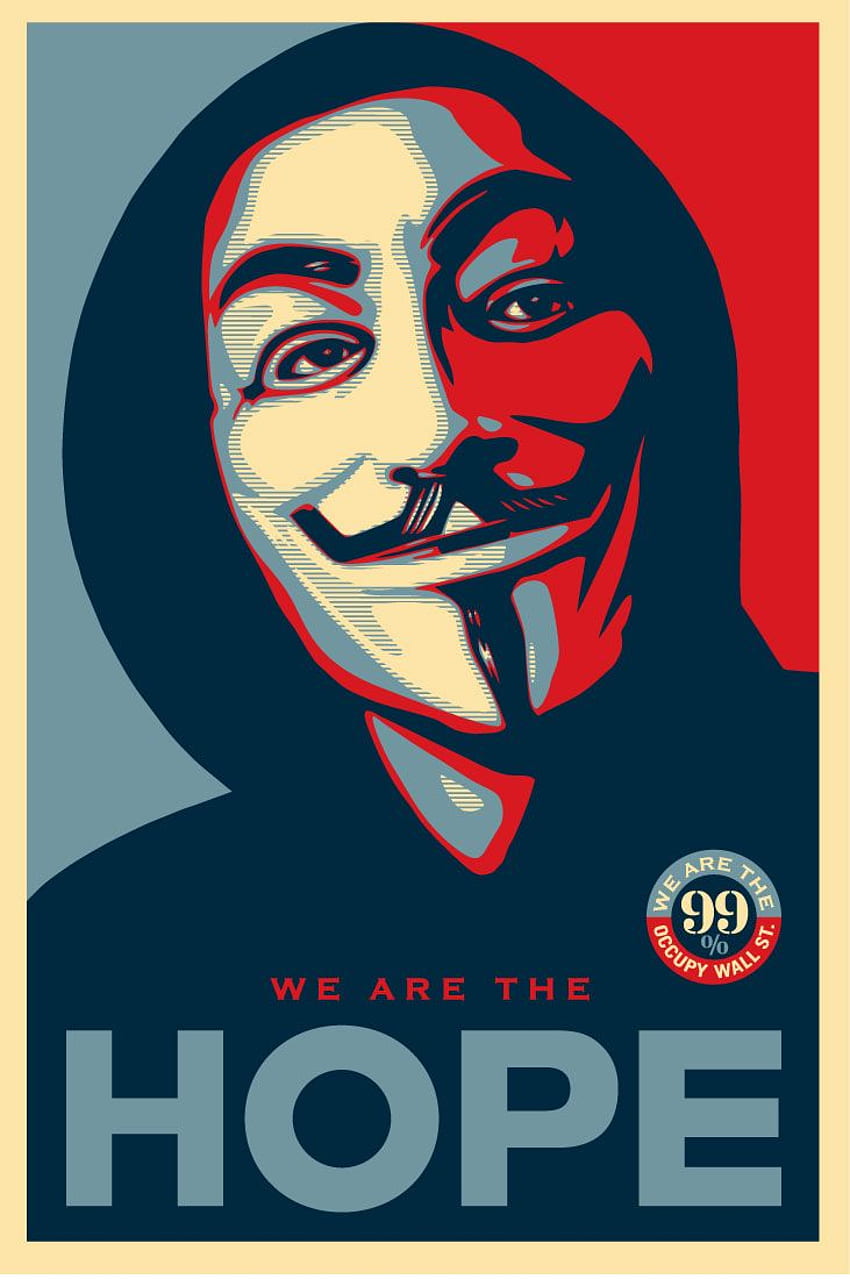 Occupy HOPE V2- revised, Shepard Fairey HD phone wallpaper