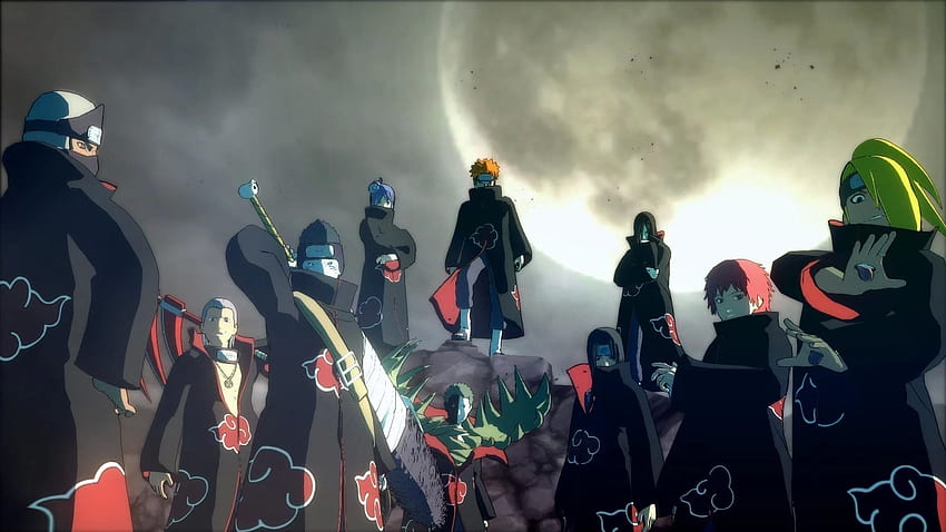Akatsuki Naruto, Miembros de Akatsuki fondo de pantalla