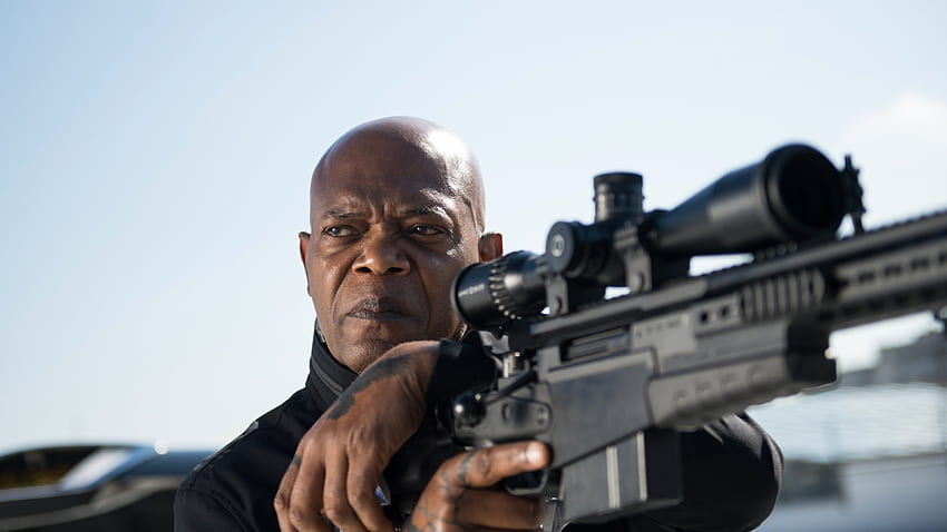 The Hitman's Bodyguard, Samuel L. Jackson, , Filmy, Hitman Guns Tapeta HD